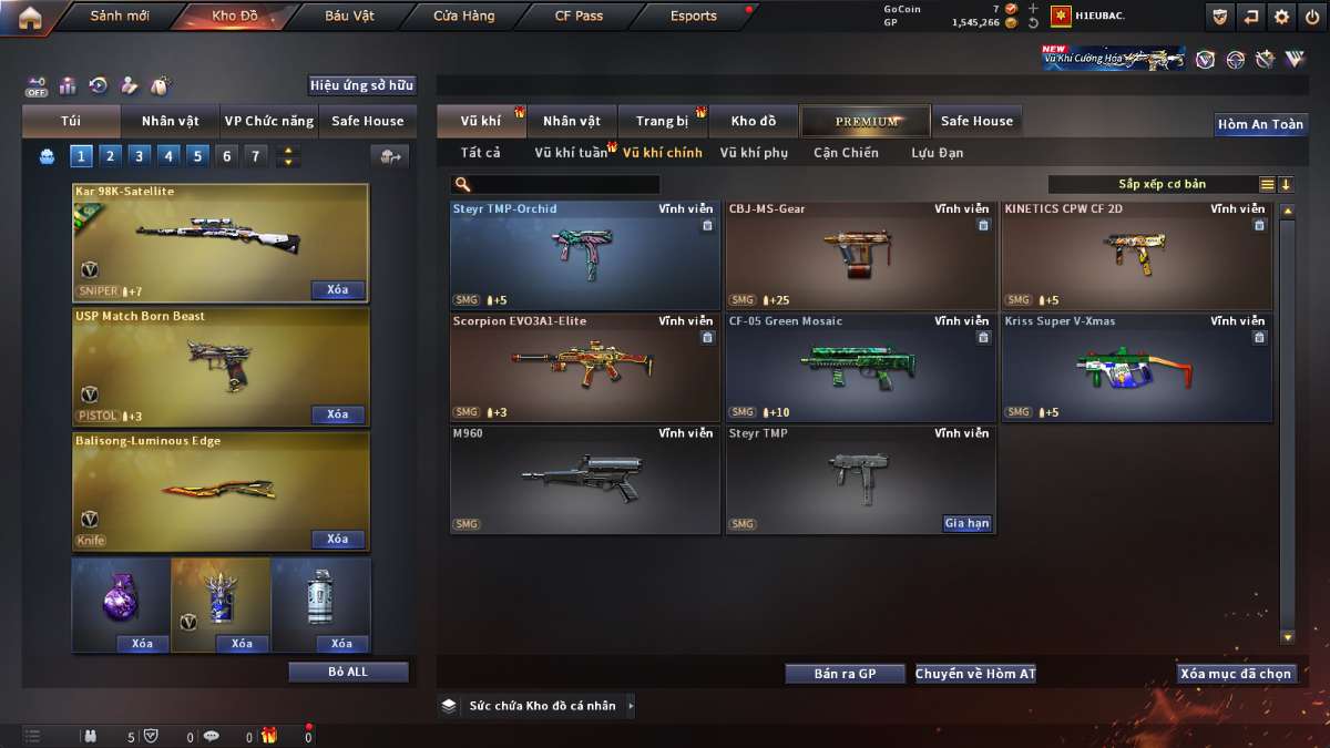 shop acc cf uy tin gia re